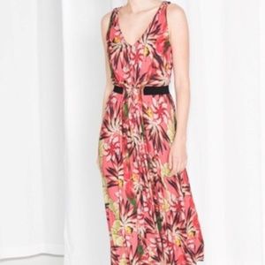 Other Stories tropical fruit midi dress